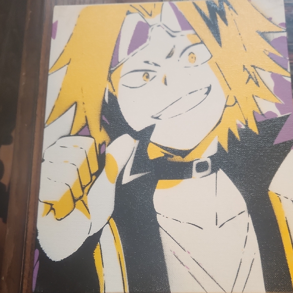 Denki Kaminari Spray Paint Art